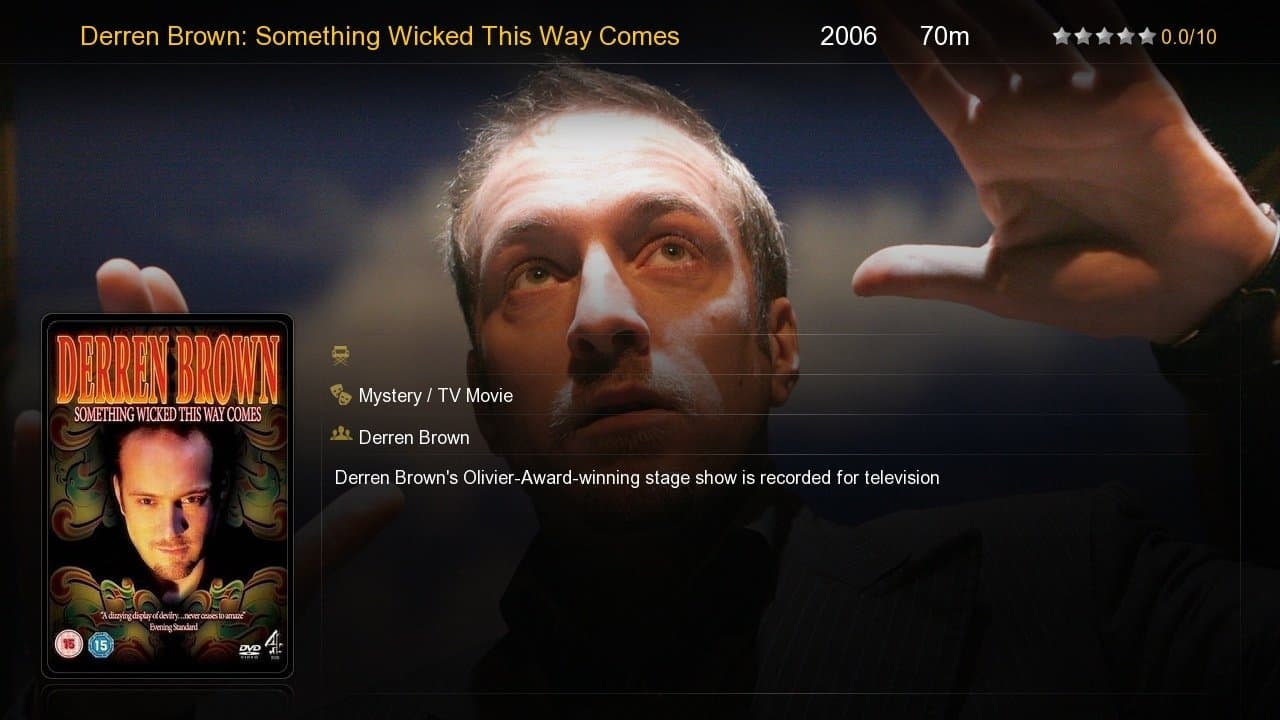 Photo d'illustration du film Derren Brown: Something Wicked This Way Comes