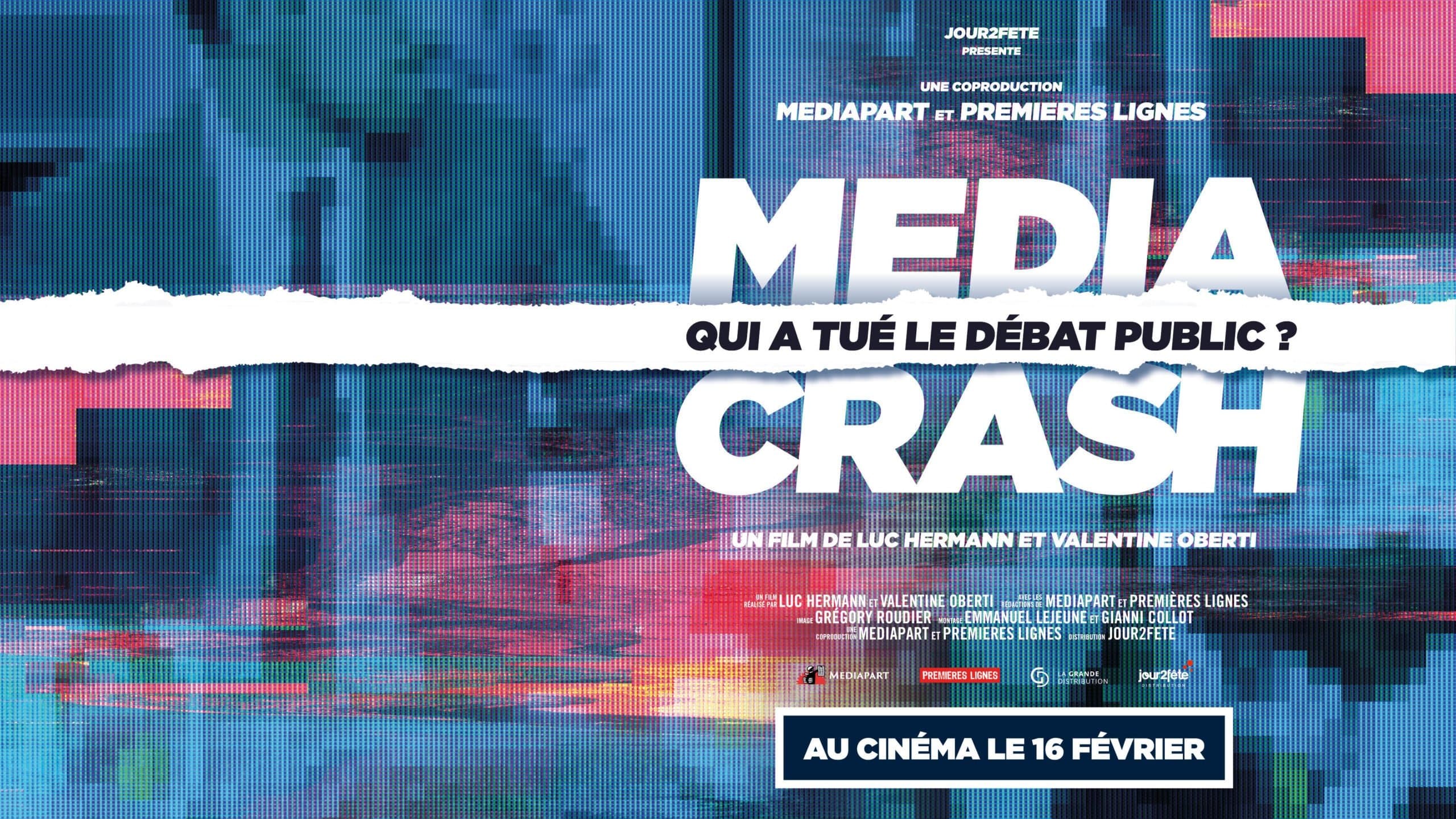 Photo d'illustration du film Media Crash : qui a tué le débat public ?